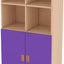 Hoge kast met 3 planken en scheidingswand