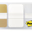 6x Indextabs 3M Post-it 686 25.4mmx38mm goud, wit en zilver