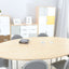 Ovale tafel esdoorn 120 x 200 cm