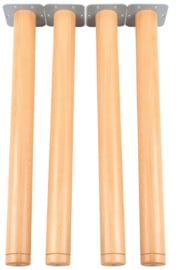 Set van 4 Poten voor Flexi tafelbladen - hoogte: 70 cm