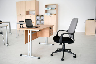 Bureaustoel, grijs-zwart