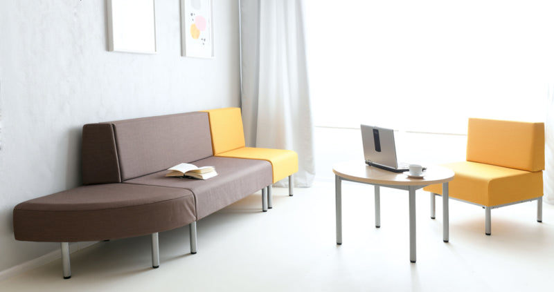 Externe bank, brandvertragend 1, lichtbruin