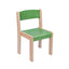Houten stapelstoel kleur