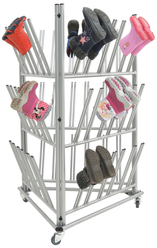 Metalen standaard voor laarzen