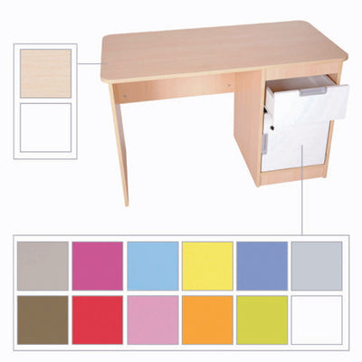 Quadro - bureau met lade en kast