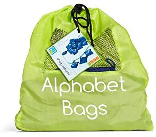 Pittenzakjes Alfabet met letter