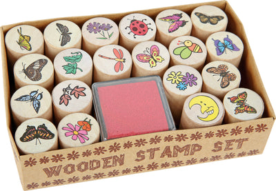 Houten stempels Ã˜ 2cm - dieren