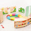 M-kast met 3 planken met wielen