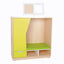 Quadro half open kast 116,6x41,5x124,2cm - Esdoorn/wit