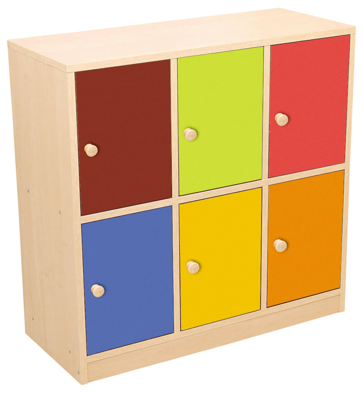 Kleurrijke deur voor boekenkasten groen