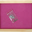 Prikbord 60 x 90 cm - roze