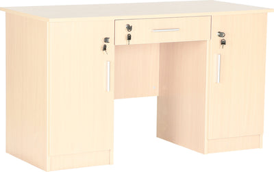 Vigo bureau met 2 kasten en lade - esdoorn