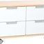 Quadro - S kast voor 4 laden op wielen of plint