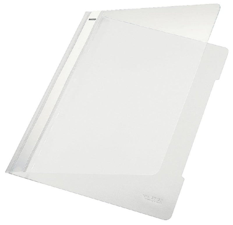 10x Snelhechter Leitz 4191 A4 PVC wit