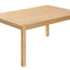 beukenhouten Tafel 140 x 80 cm. 46-76
