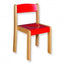 Houten stapelstoel kleur