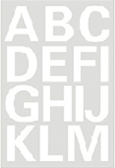Etiket Herma 4169 25mm letters A-Z wit