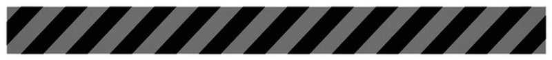 Vloersticker OPUS 2 rechte lijn lichtgrijs/zwart