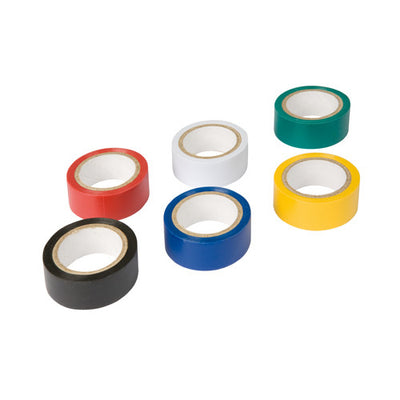 Isolatietape 5 meter x 15mm - Assorti