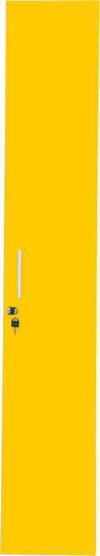 Deur voor garderobe kast 100157 - geel