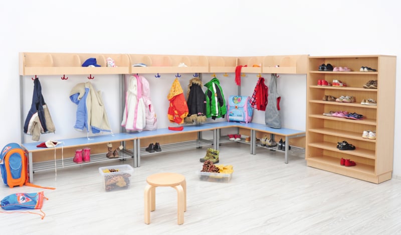 Schoenen opslag kast