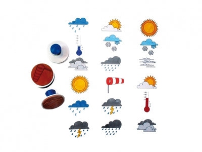 Stempels Ã˜ 7,5cm - Het weer