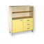 halfhoge kast met deur en laden