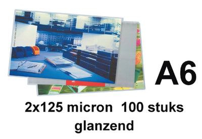 Lamineerhoes GBC A6 2x125micron 100stuks