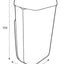 Afvalbak Katrin 91899 25liter wit