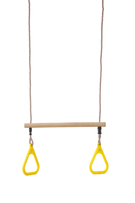 Schommel met trapeze gym ringen