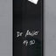 Glasbord Sigel magnetisch 120x780x15mm zwart