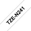 Labeltape Brother P-touch TZE-N241 18mm zwart op wit