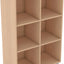 Medium kast met 2 planken en scheidingswand