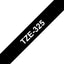 Labeltape Brother P-touch TZE-325 9mm wit op zwart