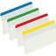 Indextabs 3M Post-it 686 strong gebogen 38x50.8mm 4 kleuren
