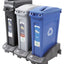 Afvalcontainer Slim Jim grijs 87liter