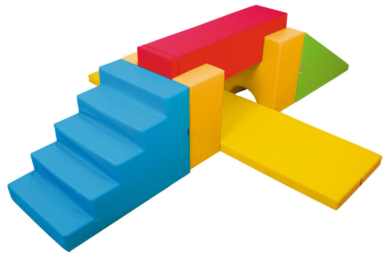 Foam cilinder klein 40x20 cm - Blauw