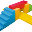 Foam kubus met gat 60x60cm - Geel