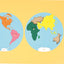 Wereldkaart - continenten