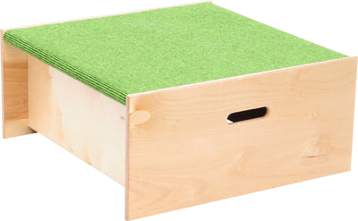 Vierkant platform, hoogte 30 cm, lichtgroen
