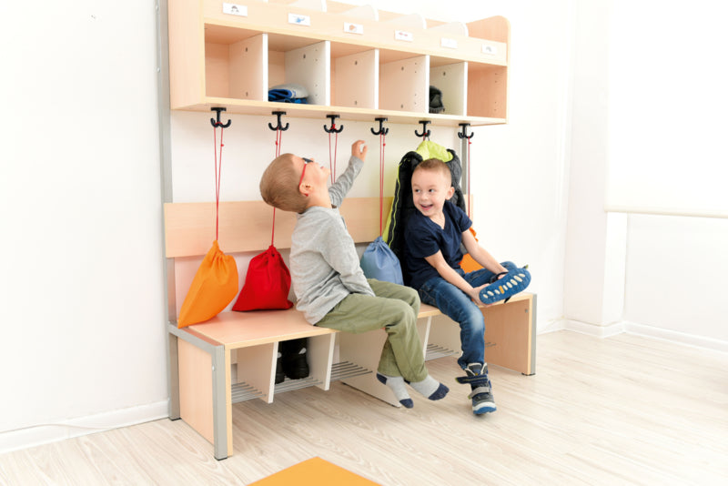 Rugleuning Quadro 6 t.b.v. garderobe