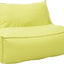 Poef bank, groen