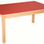 beukenhouten Tafel 140 x 80 cm. 46-76