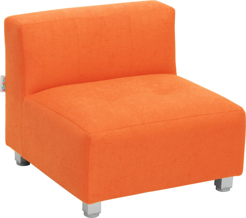 Flexi bank, zithoogte 25 cm, oranje