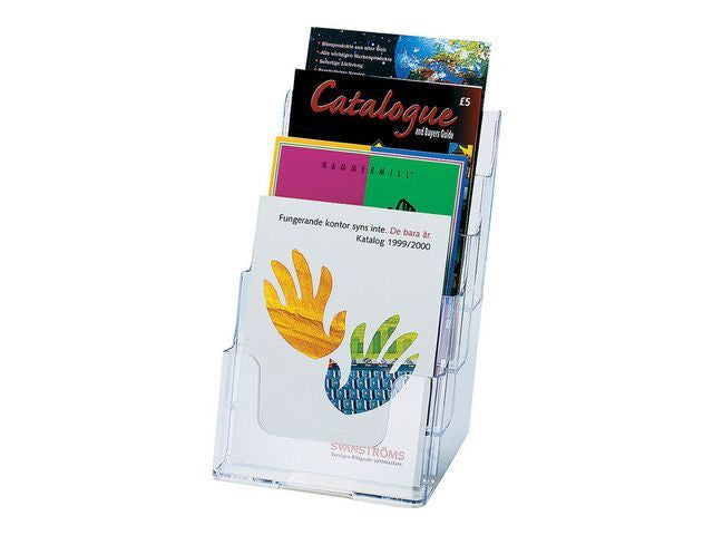 Staples Wand folderrek 4 A5 staand, 165 x 159 x 254 mm