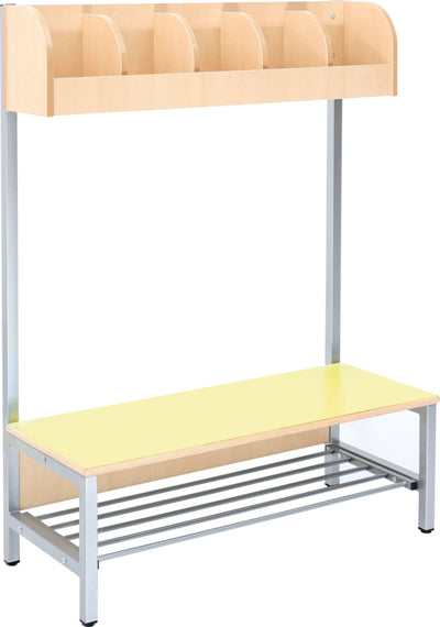 Flexi garderobe 5, zithoogte 35 cm - geel