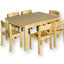 beukenhouten Tafel 120 x 80 cm. 46-76cm