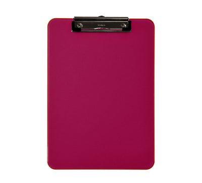 Klembord MAUL A4 staand transparant neon roze