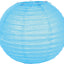 Papieren lampion - turquoise