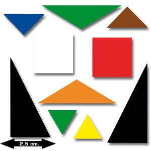 Set van 10 zakjes FrÃ¶bel mozaiek